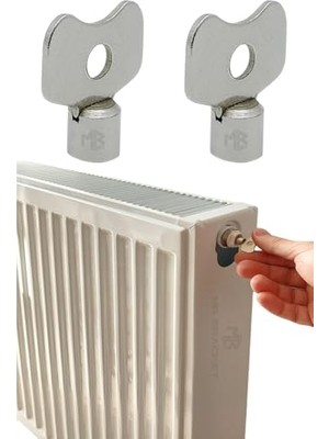 Mr.bracket 2'li Petek Hava Alma Anahtarı Aparatı - Purjör Anahtarı Radyatör Havlupan Kalorifer Bakım