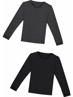 Penti Çok Renkli Çocuk Miyabi 2'li Uzun Kol T-Shirt Kız Çocuk İçin Desenli Konforlu Seçenek