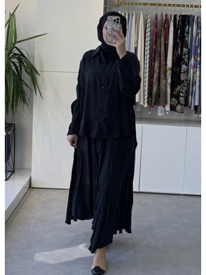 Misswhence 39304 Ipek Takım Siyah