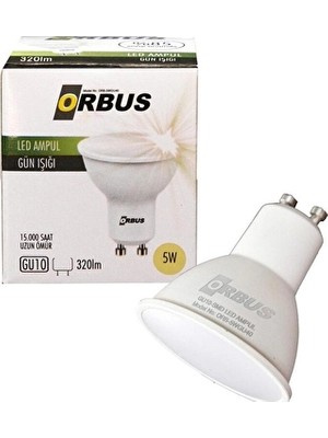 4 Adet Orbus Spot Ampül Gün Işığı 5W 400K