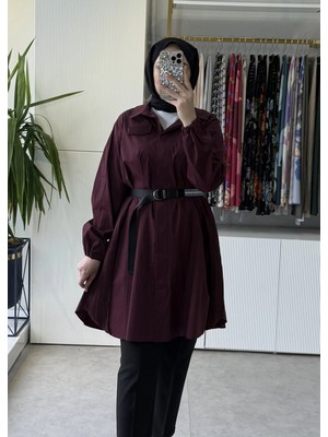 Misswhence 39305 Gömlek Bordo