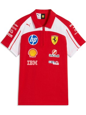 Puma Scuderıa Ferrarı Hp Replıca Genç Polo