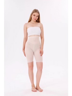 Pileli Store Pilelistore Freshness 0007 Lazer Kesim Tül Yüksek Bel Şort Korse