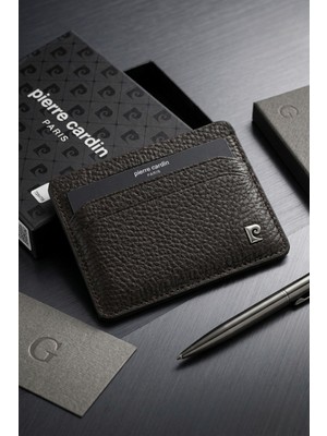 Pierre Cardin 046  Hakiki Deri Erkek Cüzdan Kartlık