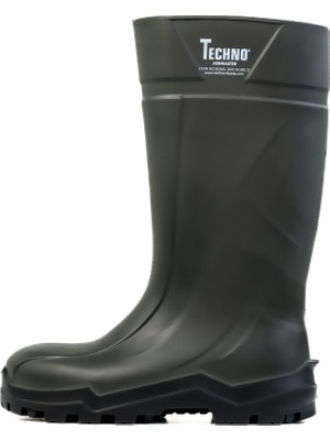 S5 Çelik Burun+Çelik Taban Jobmaster Yeşil Poliüretan Çizme - Techno Boots