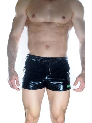 Pileli Store Pilelistore Erkek Siyah Lame Short