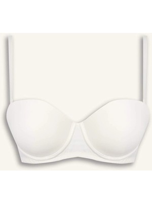 DeFacto Micro Kaplı Yarım Dolgulu Balenli Straplez Sütyen F9388AX26SP