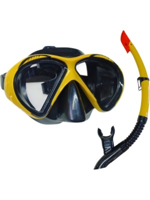 Emh Store Star Diving Dalış Maskesi ve Snorkel Yetişkin - 51711-SARI (Lisinya)