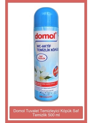 Domol Tuvalet Temizleyici Köpük Saf Temizlik 500 ml