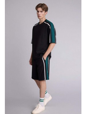 DeFacto Baggy Fit Beli Lastikli Şort G4186AX26SM
