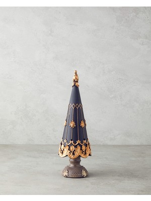 English Home Winter Tree Yılbaşı Biblo 10X10X30,5 cm Siyah