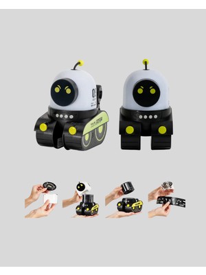 Robot Tasarımlı Bluetooth Hoparlörlü Yıldızlı Gökyüzü Projektör