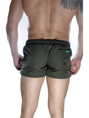 Pileli Store Pilelistore Erkek Yeşil Mini Mayo Short