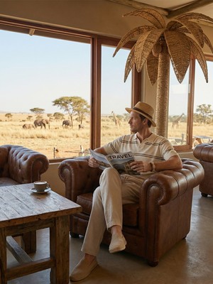 Xint Erkek Ekru Keten Karışımlı Regular Fit Kazak