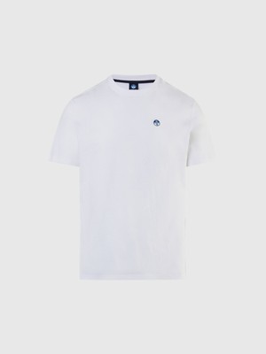 North Sails Regular Fit %100 Organik Pamuk Bisiklet Yaka Tişört