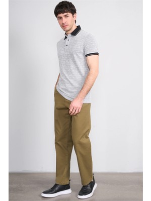 Mentality 6737 Erkek Yan Cep Pantolon Açık Haki
