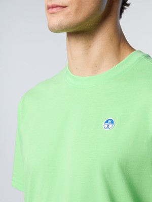 North Sails Regular Fit %100 Organik Pamuk Bisiklet Yaka Tişört