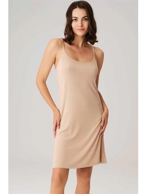 Pileli Store Pilelistore Viskon Ince Askılı Kombinezon