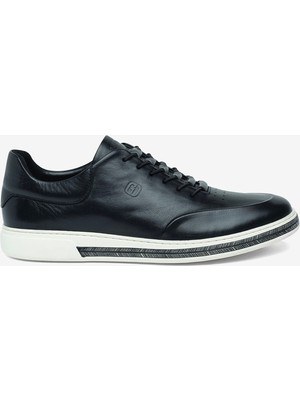 Greyder Erkek Siyah Hakiki Deri Casual Ayakkabı 6Y1UA64811