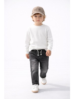 Overdo Erkek Çocuk Rahat Kalıp Cep Detaylı Kot Pantolon