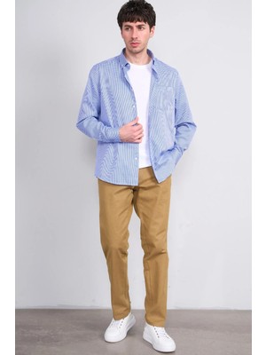 Mentality 6738 Erkek Regular Yan Cep Pantolon Camel