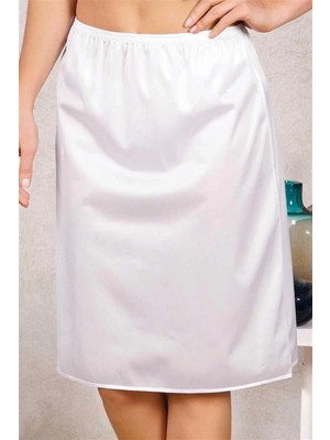 Pileli Store Pilelistore Polyamid Diz Altı Uzun Etek Jüpon