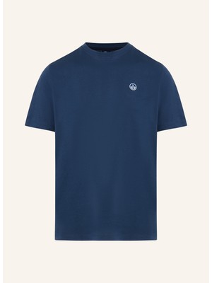 North Sails Regular Fit %100 Organik Pamuk Bisiklet Yaka Tişört