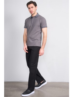 Mentality 6776 Erkek Yan Cep Pantolon Siyah