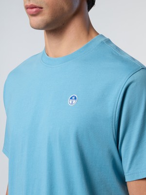 North Sails Regular Fit %100 Organik Pamuk Bisiklet Yaka Tişört