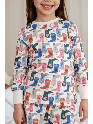 Oh la la Koala For Little Ones Kovboy Çizme Desenli Pijama Üst