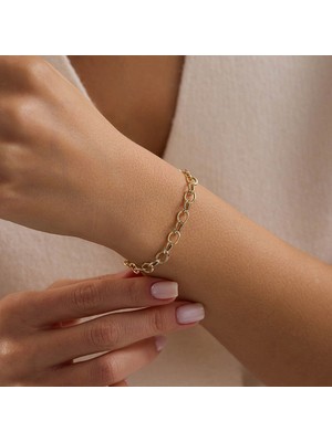 Sembol Gold 14 Ayar Halka Zincir Altın Bileklik 1.45 Gram