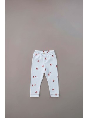 Oh la la Koala For Little Ones Çan Baskılı Paça Dikiş Detaylı Bebek Tayt