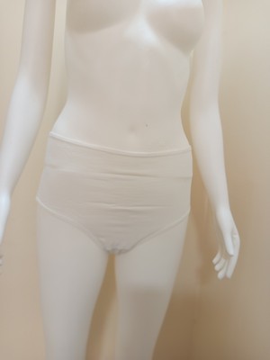 Berrak Toparlayıcı Yüksek Bel 3lü (Siyah-Beyaz-Ten) Külot