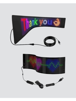 Akıllı LED Matrix Panel – USB Bağlantılı Kaydırmalı Yazı ve Animasyon Desteği
