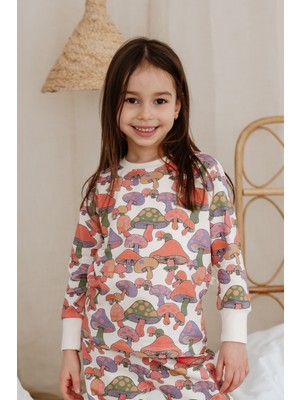Oh la la Koala For Little Ones Mantar Desenli Pijama Üst