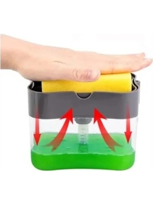 Esranın Dünyası Süngerli Sıvı Bulaşık Deterjan Dispanseri