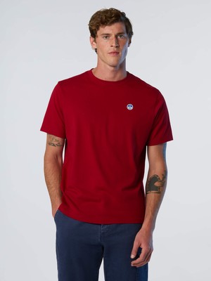North Sails Regular Fit %100 Organik Pamuk Bisiklet Yaka Tişört