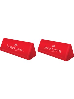 Faber-Castell Kırmızı Üçgen Silgi 187237 Ergonomik Tasarım ve İz Bırakmayan Özellikler