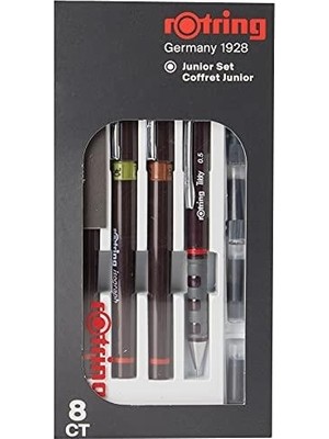 Rotring Mekanik Kurşun Kalem Junior Set 0.2-0.3-0.5 mm + Tikky 0.5 mm Uzun Ömürlü Mekanizma