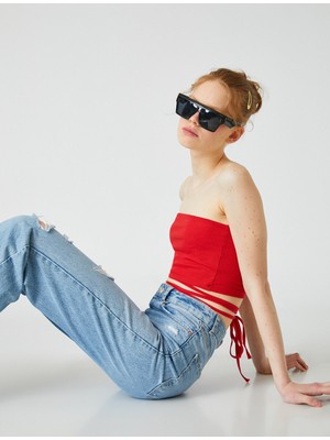 Koton Straplez Crop