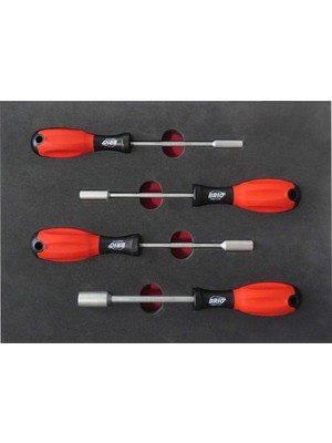 Teknocan Marketing Tornavida Seti Lokma 4 Parça 7-8-10-13 Sünger Yataklı