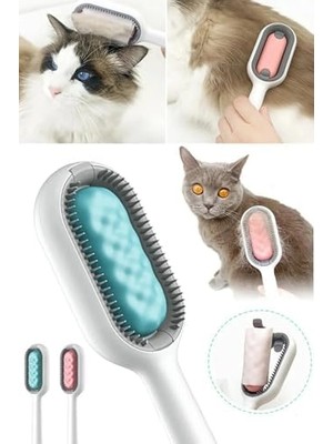 Teknocan Marketing Islak Mendil Aparatlı Kedi Köpek Tüy Temizleyici Toz Toplayıcı Tiftik Toplayıcı Tarak 1 Adet