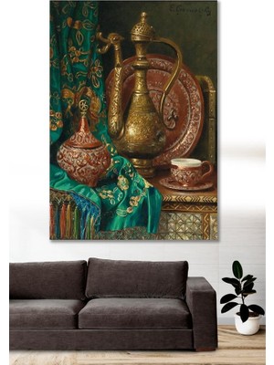 Hediyeler Kapında 70X100 Antikalar Duvar Kanvas Tablo Çerçevesiz Kanvas Malzeme ile Modern Tema