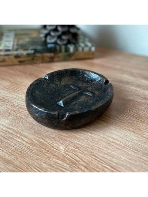 Teknocan Marketing Sessiz Surat Dekoratif Küllük | Bakır Rengi | Döküm Seramik Tozu | El Boyaması