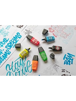 Teknocan Marketing Mini By Snooze One - Fosforlu Kalem - Sarı