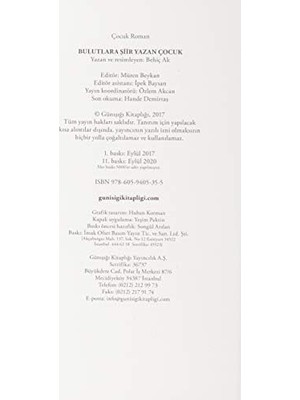 Teknocan Marketing Bulutlara Şiir Yazan Çocuk