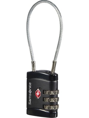 Samsonite Siyah Güvenlik Kilidi Kadınlar İçin Standart Seyahat Aksesuarı