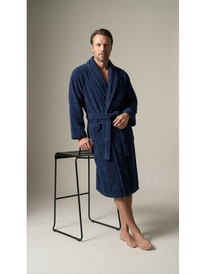 Minteks Shadowed 100%PAMUK Şalyaka Unisex Bornoz