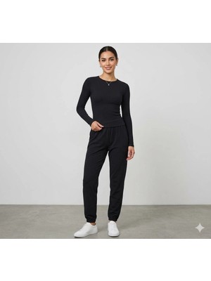 Asvellatrend Yuvarlak Yaka Bluz