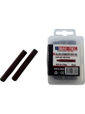 Teknocan Marketing Allen Otomotiv Uç H10, 10X75 Mm, 10 Adet